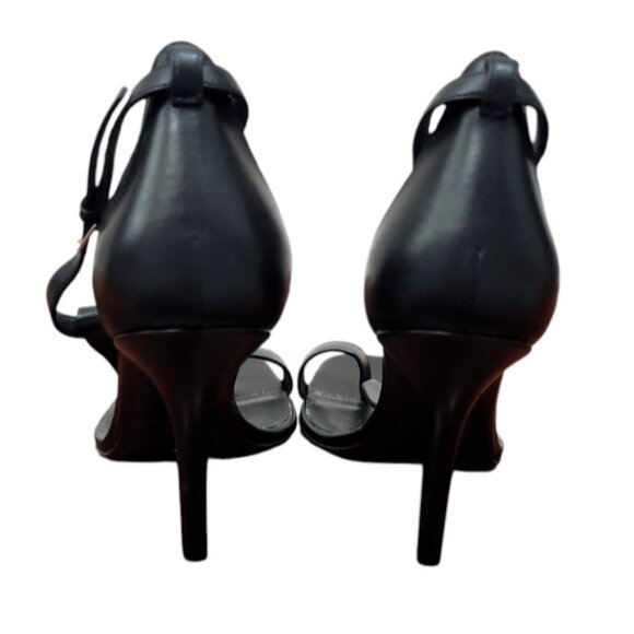 Authentic Burberry Women Black STEFANIE Toe-Ring Leather Stiletto Sandals  US 7 - Picture 11 of 16